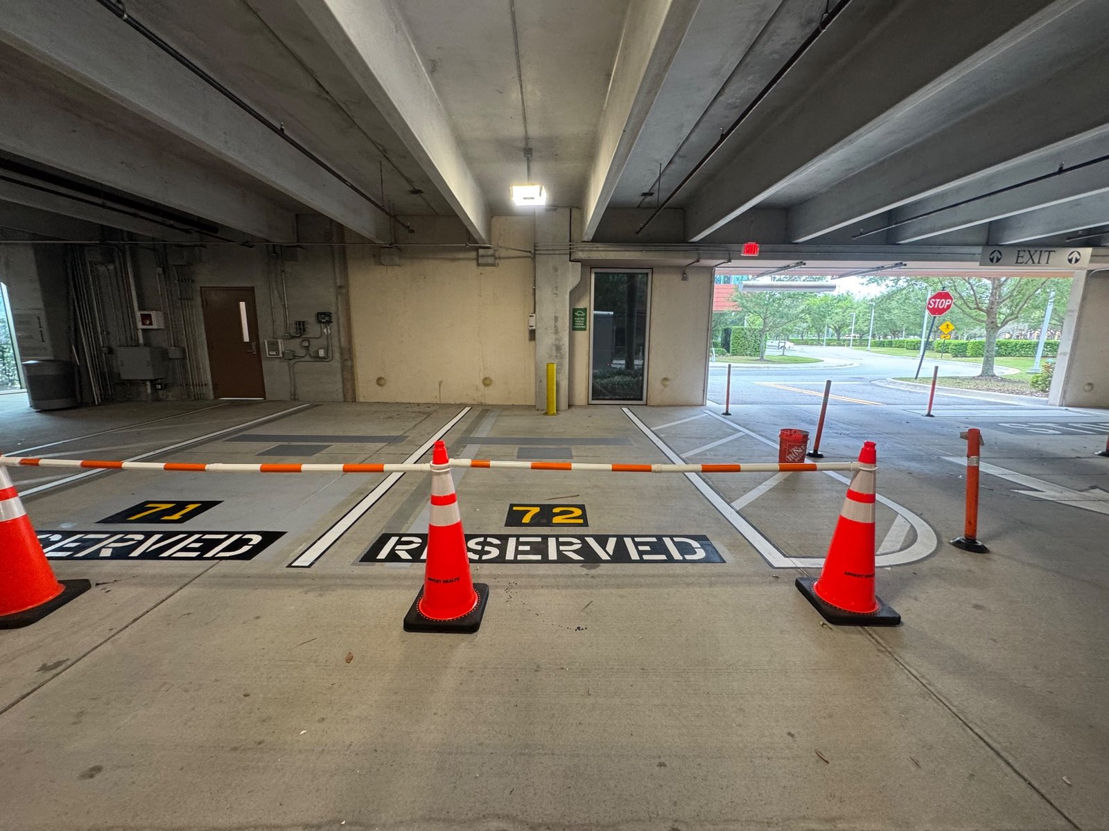 Parking Garage Restripe: Every Line, Every Numeral | Firm Foundations