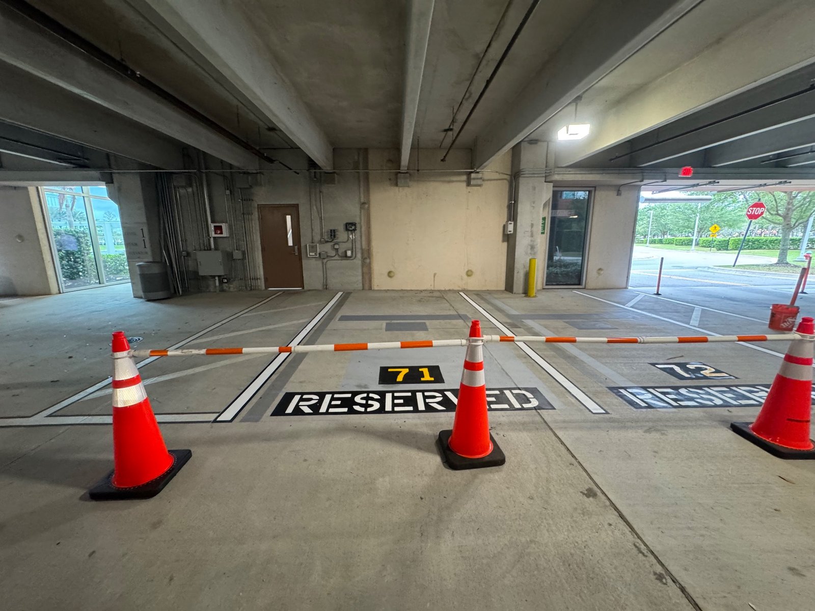 Parking Garage Restripe: Every Line, Every Numeral | Firm Foundations