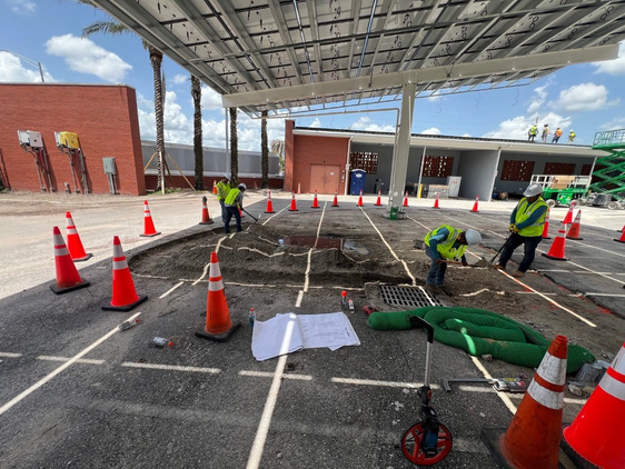 Corporate healthcare campus paving project